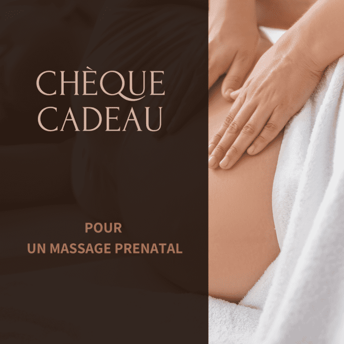 Chèque cadeau : massage prénatal